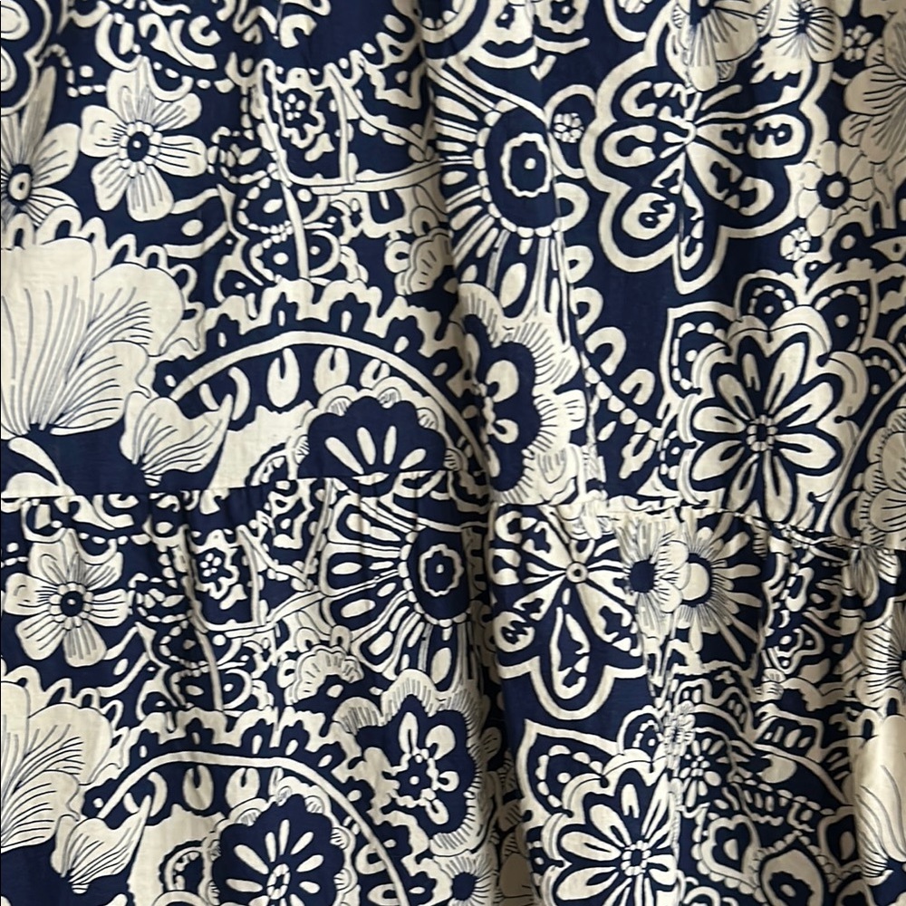 Umgee Black and White Midi Sundress with Flutter Sleeves - Picture 3 of 8